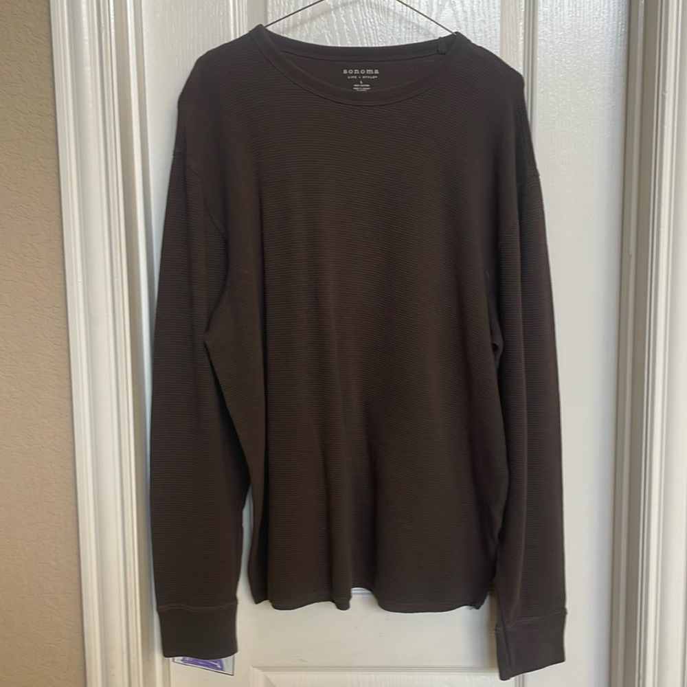 Sonoma brown sweater size large